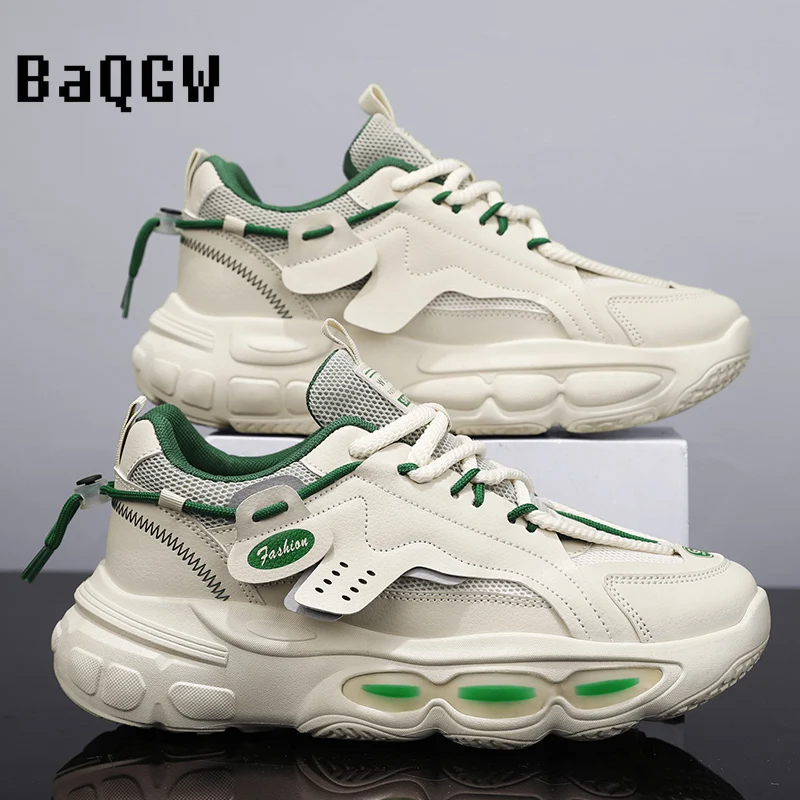 

Original Design Fashion Mens Height Increasing Sneakers Retro Casual Sneakers Trendy Platform Sports Shoes Men Chunky Shoes