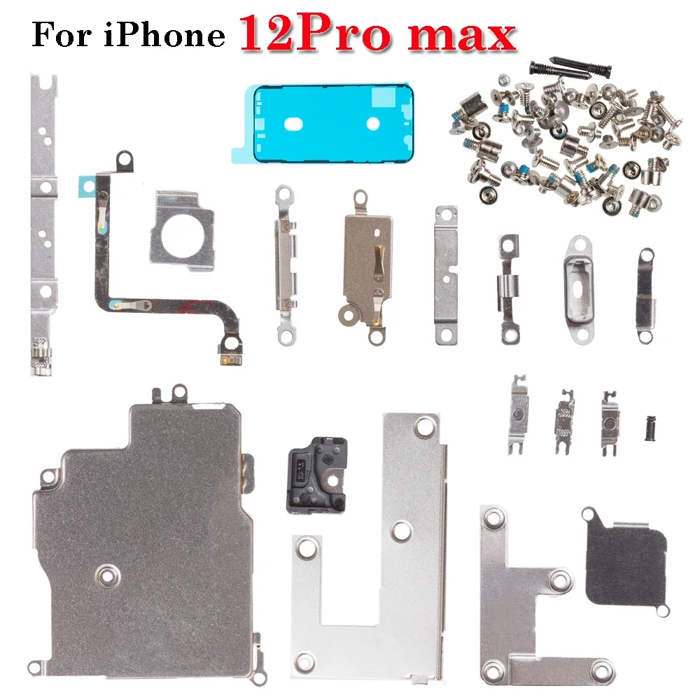 1set Full Inside Small Metal Parts Shield Plate Set Kit Holder Bracket For iPhone 6s 7 8 XS XR XS Max 11 12 13 14 Pro Max Plus