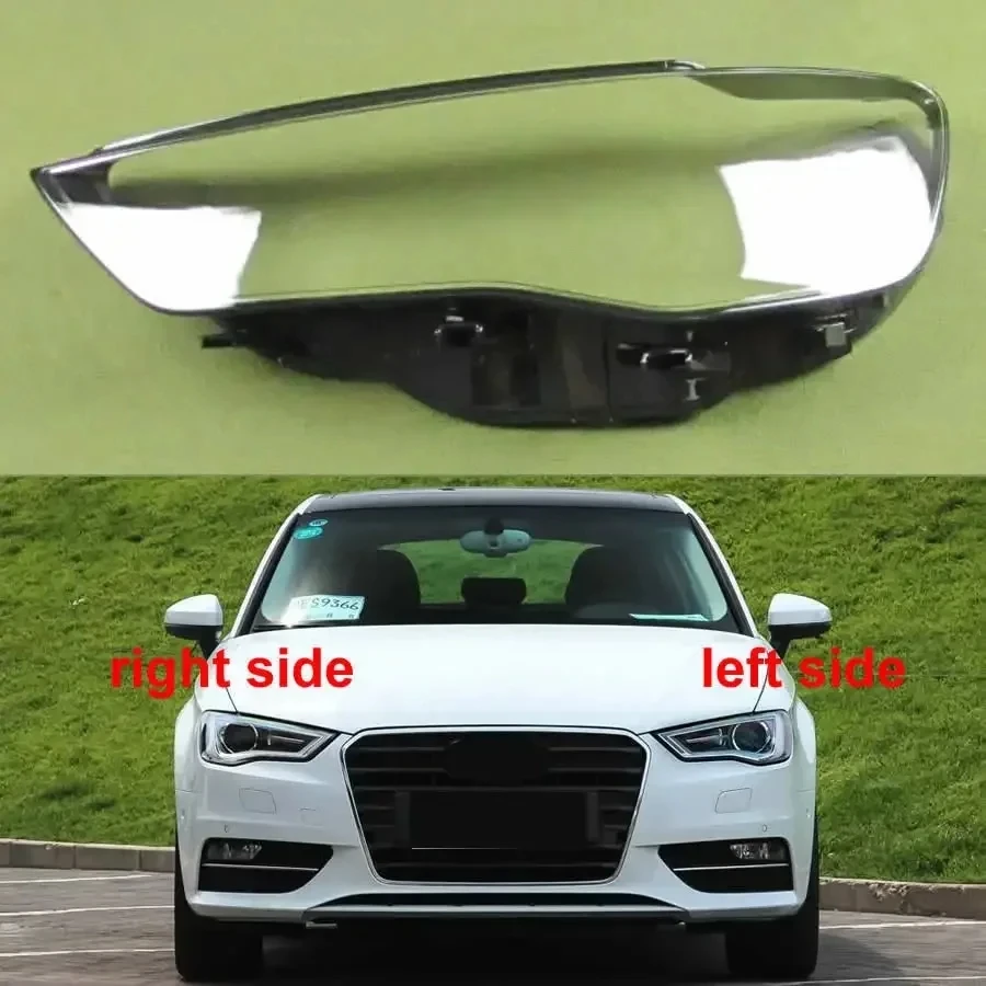 

Headlight Cover Headlamp Shell Headhights Lens Lampshade Transparent Plexiglass For Audi A3 2013 2014 2015 2016