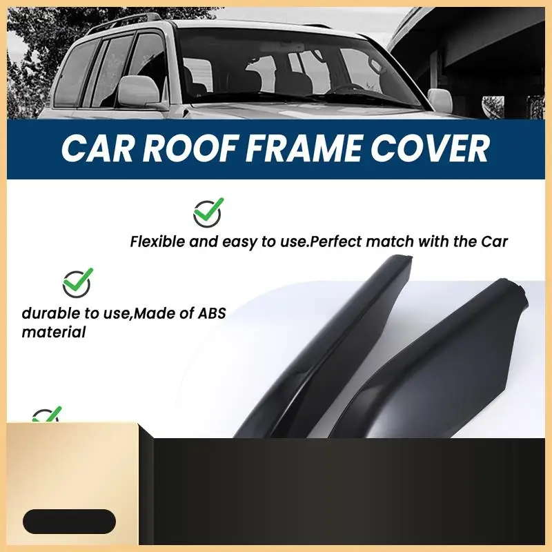 

Car Roof Rack Cover Baggage Slide Rail Protection Lid 6349260040 For Toyota Land Cruiser Prado LC120 03-09-N30R
