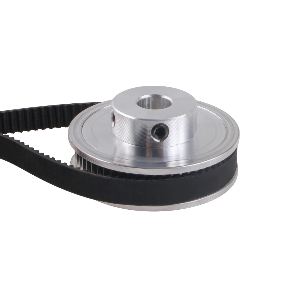 Timing Belt Pulley GT2 60 Teeth 20 Teeth Width 6 ID 5/8 high 16 Reduction 3:1/1:3 Kit For 3D Printer Belt Width 6mm Bore 5mm 8mm