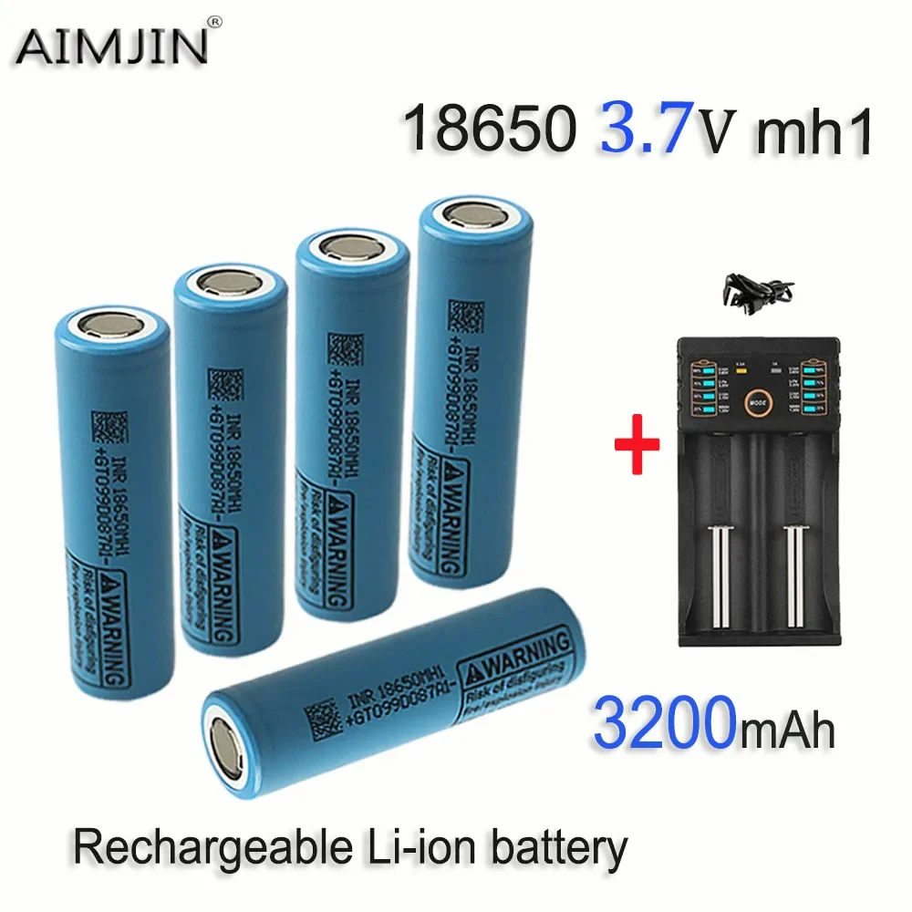 

18650 mh1 3.7V 3200mAh Li-ion battery for our 18650 30A toy tool flashlight battery+USB charger