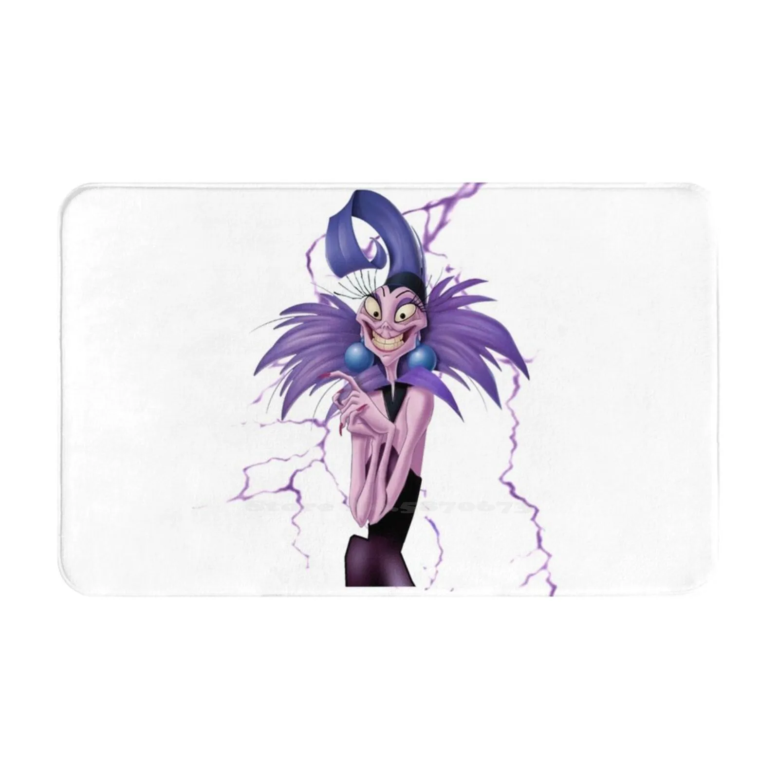 Yzma 3D Soft Non-Slip Mat Rug Carpet Foot Pad Yzma Kuzco Kronk Pacha The Emperors New Groove 00S