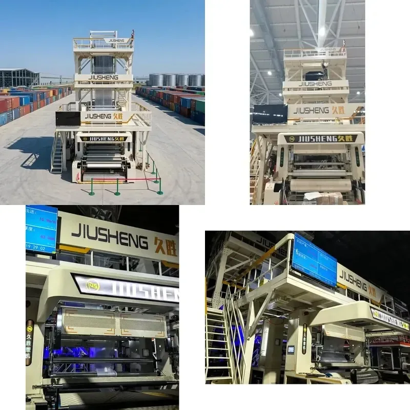 Automatic 5 Layer Plastic Bag Machine with Blown Film Extrusion Technology