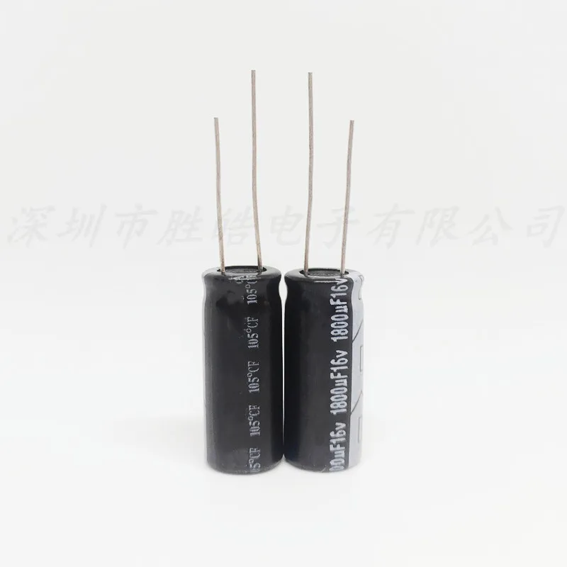 （10PCS） NEW  16v1800uf 10x23  Series Aluminum Electrolytic Capacitors   High Quality