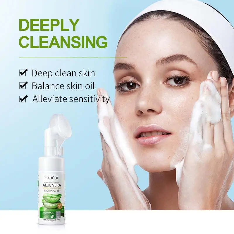 Facial Cleansing Mousse Hydrating Cleanser Oil Removal For Commuters Fast Morning Refresh
