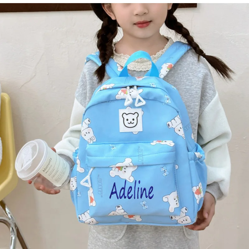 Cute Little Rabbit Children's Backpack, Female Baby's Backpack For Outings, Personalized Name For Boys Toy Bag