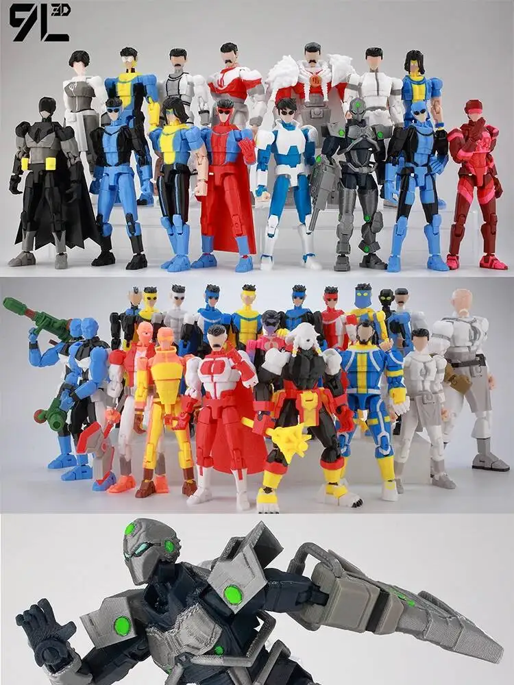 9L3D Onverslaanbare Slayer Daryl Dixon Lucky13 Actiefiguur Dummy13 Multi-articulerend verzamelmodel speelgoed Titan13 Verjaardagcadeaus T13 - afbeelding 2