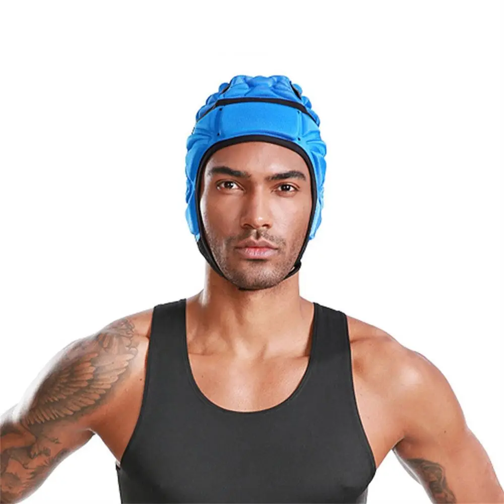 

Противоударный мягкий шлем для взрослых, регулируемая защита головы, футбольный шлем, футбольная защита из ЭВА, спорт на открытом воздухе