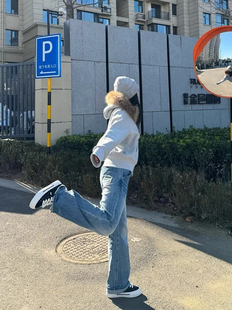 

Low Rise Jeans Y2K 2000S Clothes Cargo Pockets Multi Pocket Utility Workwear Military Camouflage Female Denim Trousers Fashion