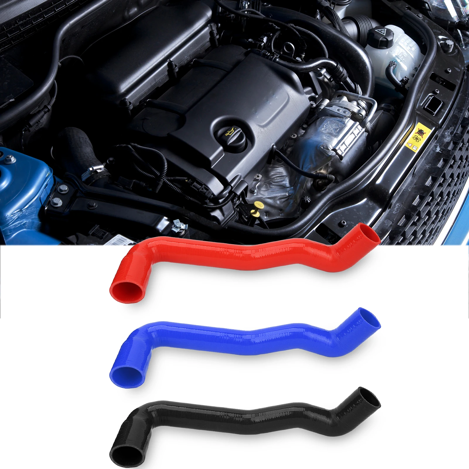 Silicone Auto Radiator Hose Intercooler Resonator Delete Silicone Hose Pipe Kits for Cooper S R55 R56 R57 R58 R59 R60