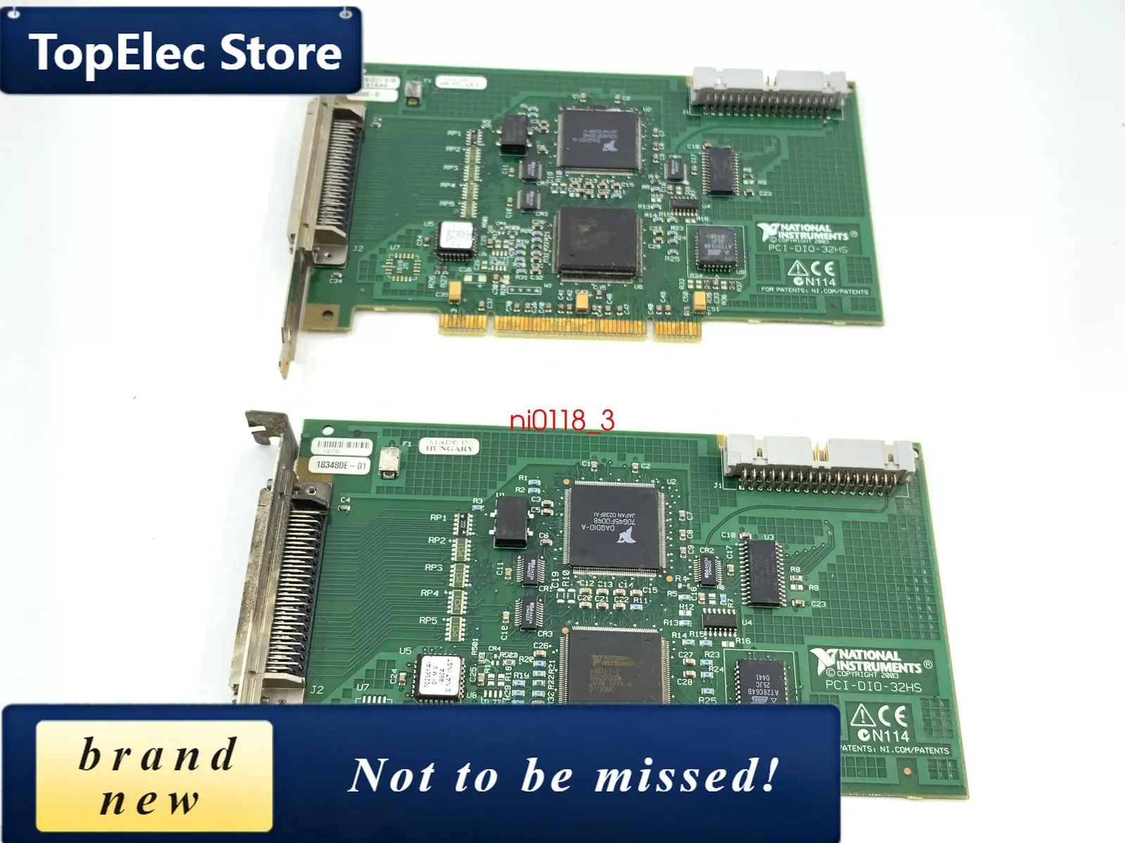 TopElec National Instruments NI PCI-DIO-32HS PCI DAQ Data Aquisition Card