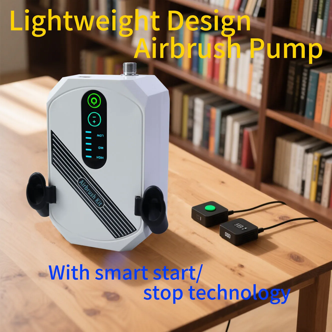 

Комплект аэрографа 30PSI, многофункциональный портативный набор аэрографов двойного действия, шумоподавляющий компрессор для покраски модели торта