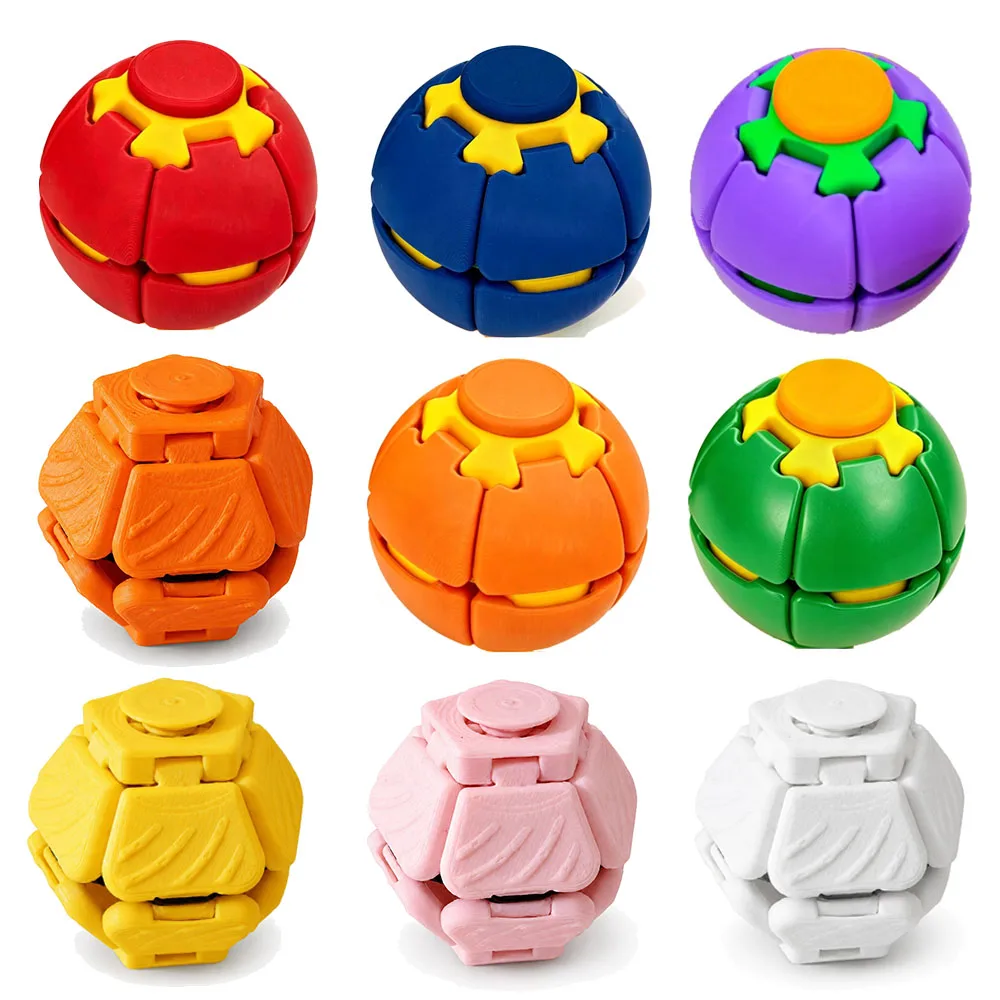 NEW! 3D Gear Ball Fidget Toy Spiral Stress Relief Sensory Toy For Kids Adults Christmas Birthday Party Gifts Anxiety Relief Toys