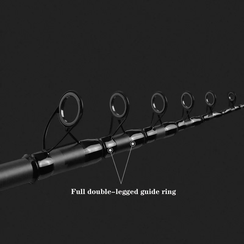 Imagem -03 - Distância de Fibra de Carbono Jogando Pesca Marítima Rod Oceano Barco Spinning Rod Super Hard Rod Telescópico Pe0.86 54 m 36t