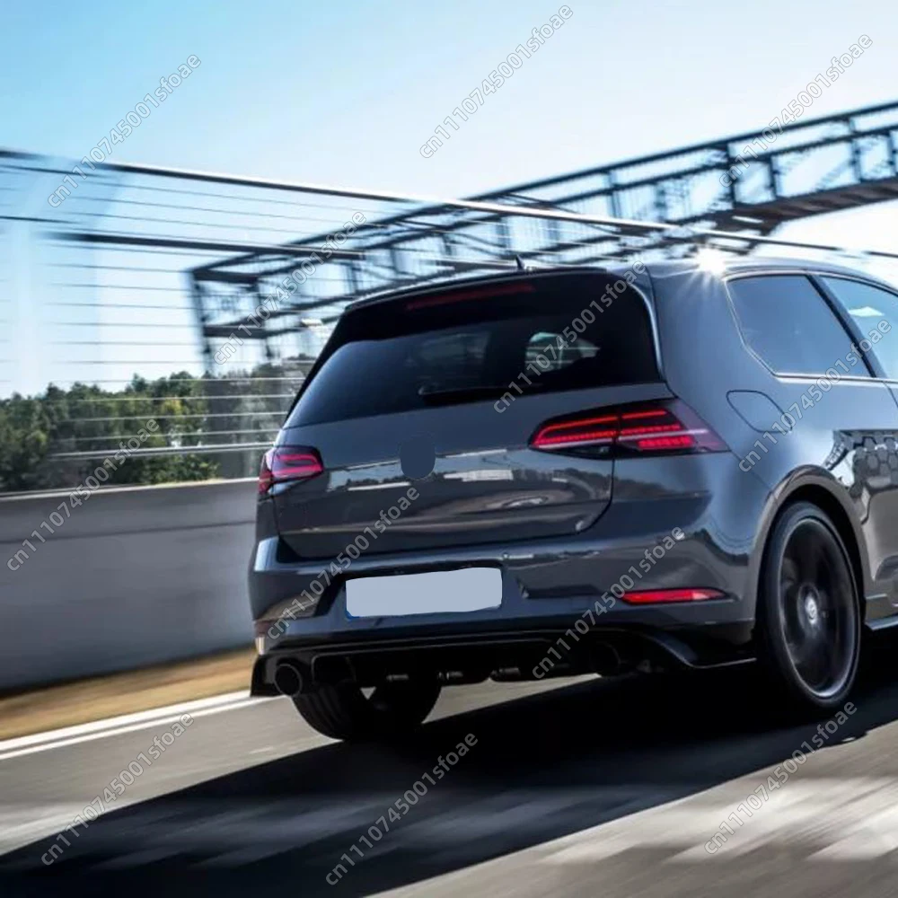 

Задний верхний спойлер для Volkswagen Golf 7 MK 7 GTI Oettinger 2013-2019, глянцевый черный, модификация кузова, спойлер на крышку багажника