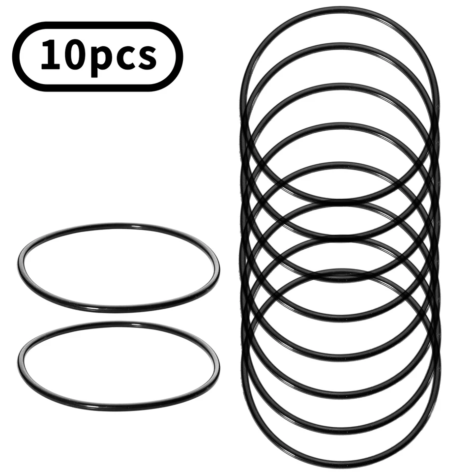 10Pcs Durable Rubber O-Ring Washers 10 Inch Water Filter Leak-proof Sealing Rings for Household Water Purifier Replacement Parts