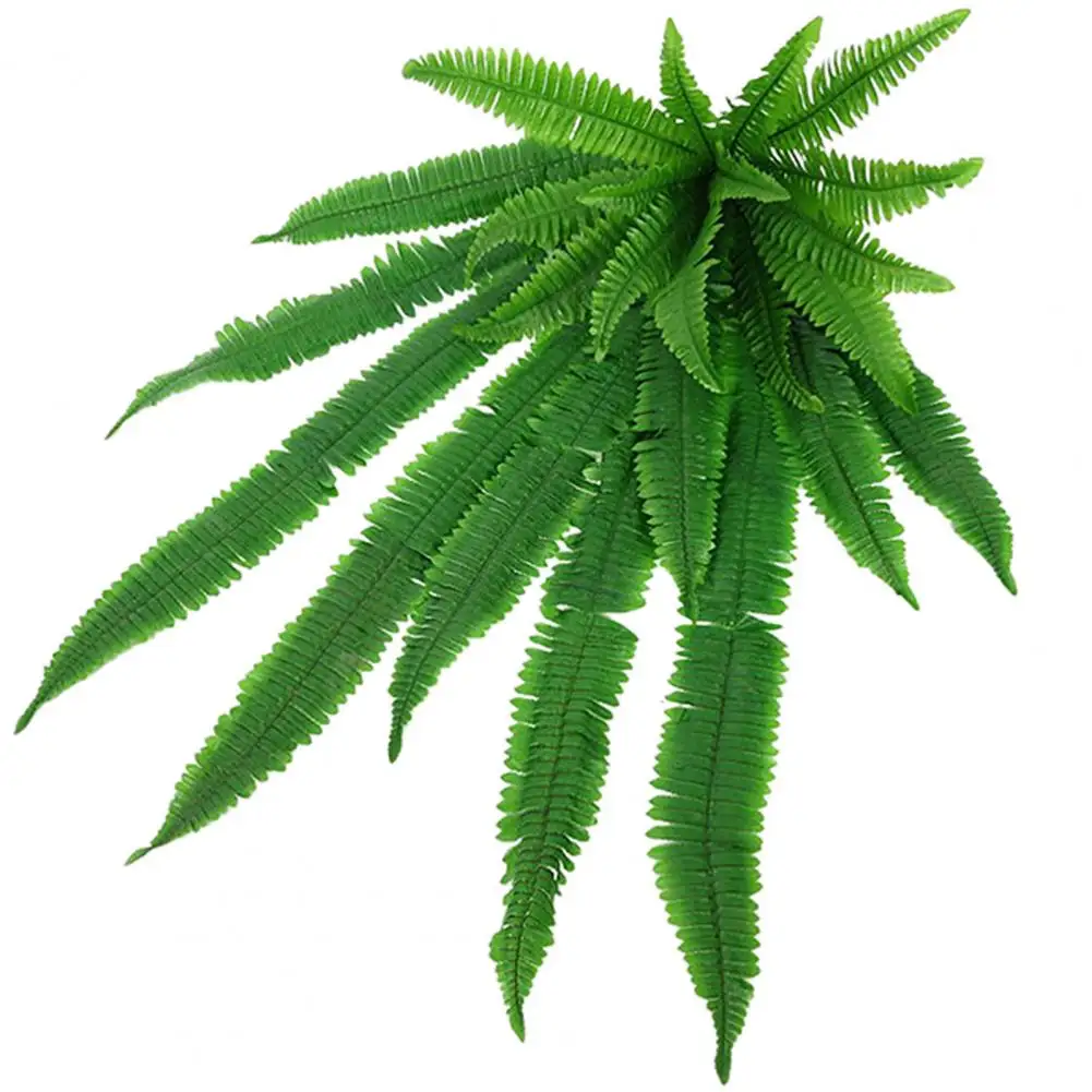 Uv-resistant Fake Fern Artificial Fern Realistic Uv Resistant Artificial Fern for Home Garden Decor Reusable Faux for Wedding