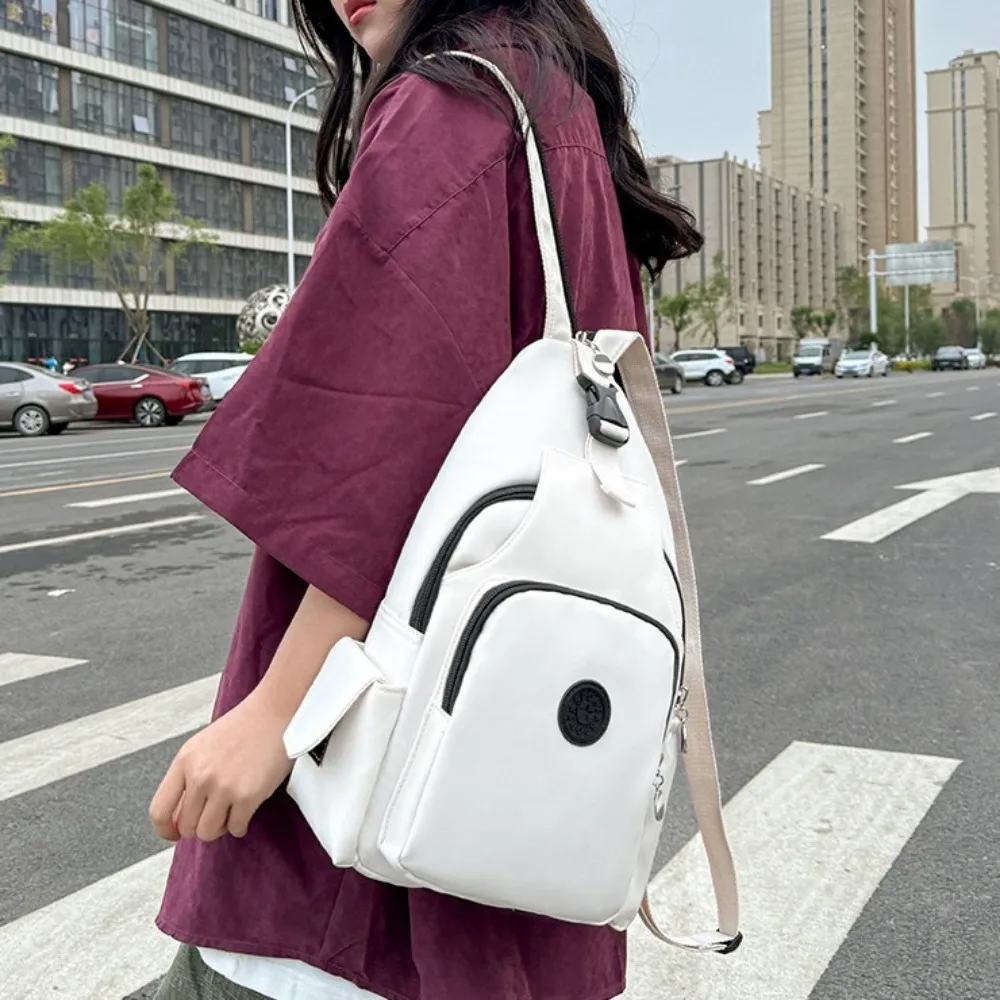 

Мужской рюкзак на слинге из ткани Оксфорд, многофункциональная мужская нагрудная сумка с регулируемым ремешком, легкая сумка через плечо большой вместительности