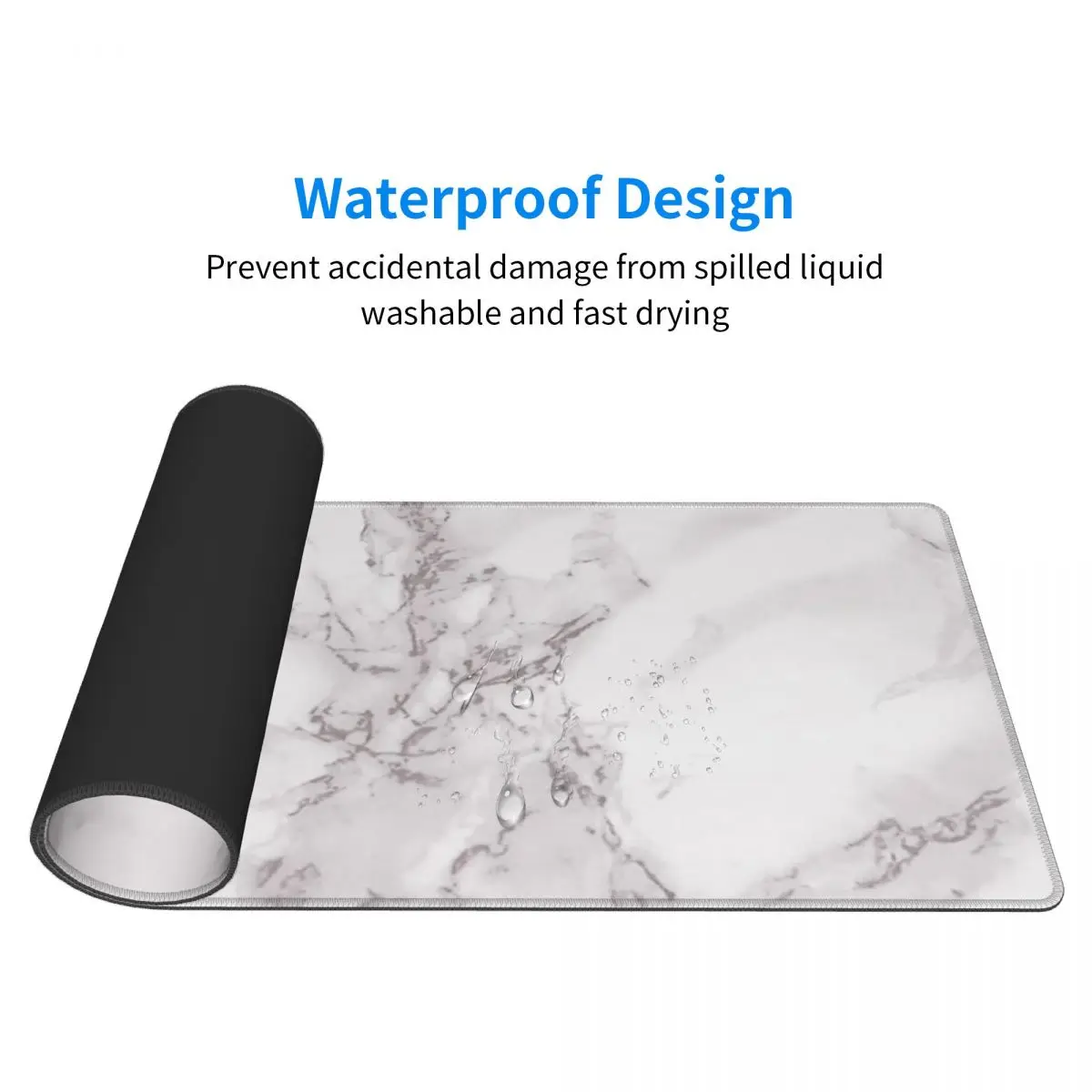 Marble Pattern Rubber Keyboard Pads