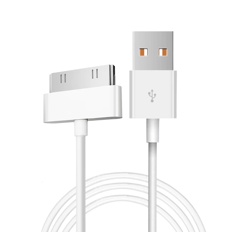 Adaptador de cabo de 30 pinos, acessórios para iphone 4 4S 3g 3gs ipad 1 2 3 iod touch, cabo de dados de carregamento, carregador usb, acessórios de telefone