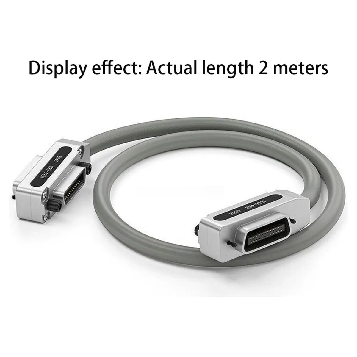 IEEE488 GPIB Data Cable Industrial PCI Motherboard Connection Cord 2M for Instrument Data Transmission, Test Equipment