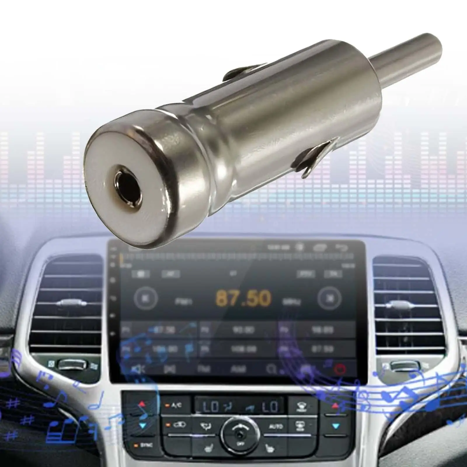 Generic Car Antenna Adapter for Car Audio Stereo Receivers Aerials Converter