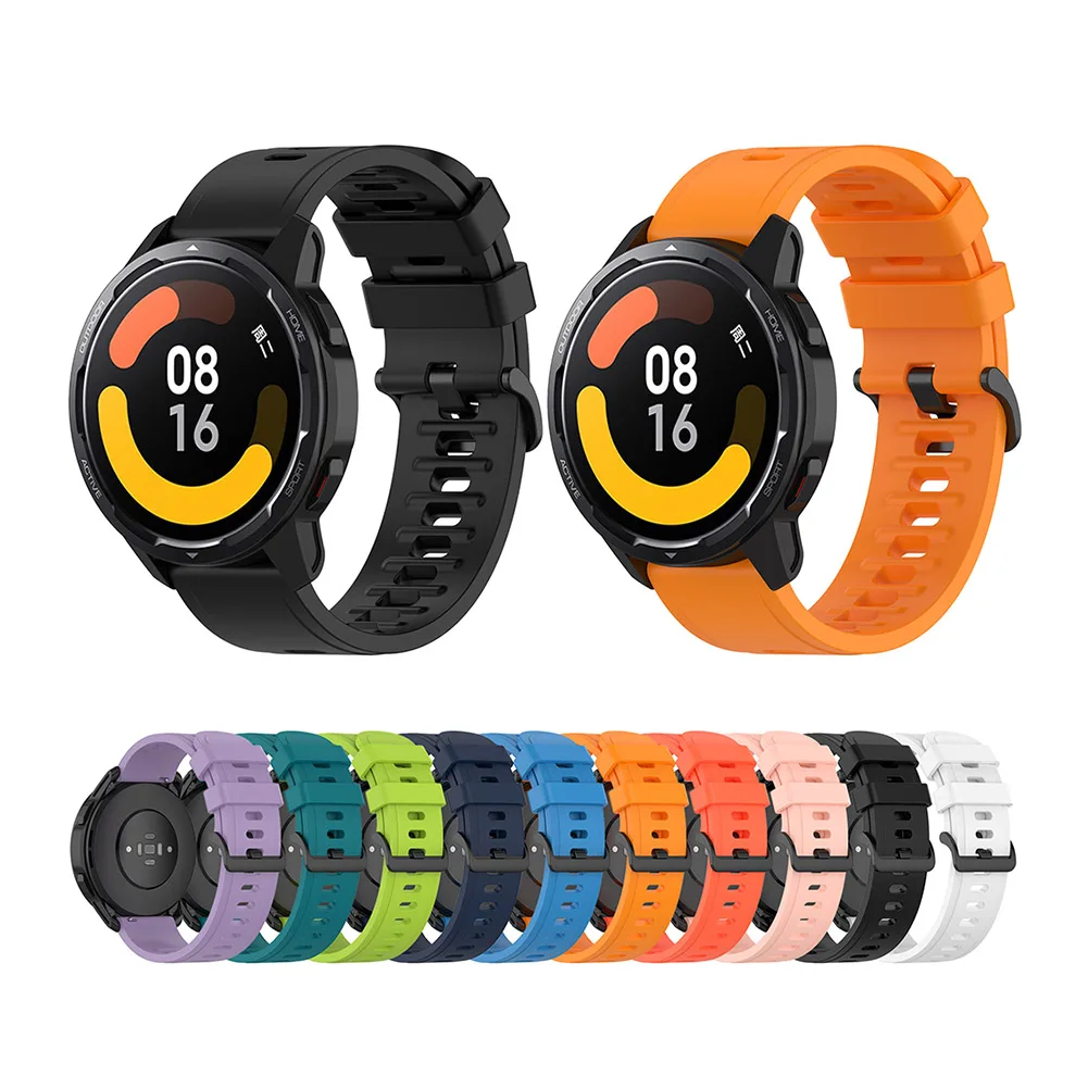 أشرطة الساعة وإكسسوارات الساعة الناعمة لسوار المعصم Xiaomi MI Watch S1 Active/Watch Color Replacement