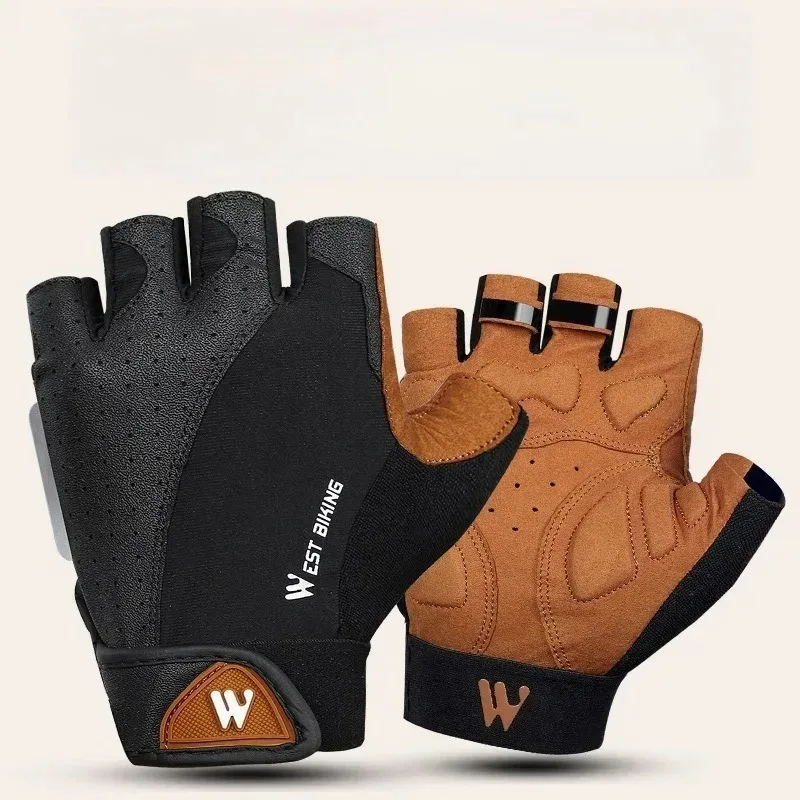 

New Bike Gloves Running Fitness Gym Riding Motorcycle Bicycle Gloves Sports Cycling Gloves Half Finger Men Women MTB