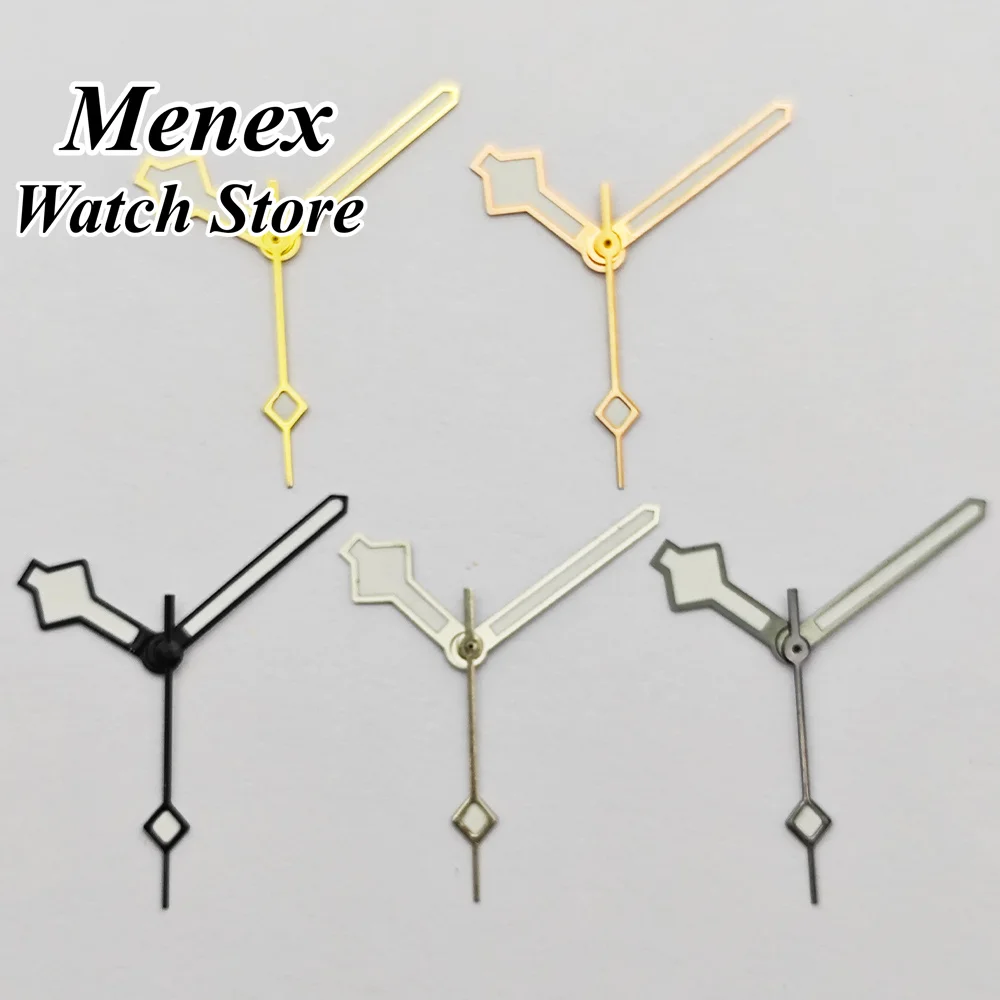 Snowflake Luminous Watch Hands Set Multiple Colors Fit NH35 NH36 PT5000 ST2130 Miyota Mechanical Movement Watch Mod Repair Parts