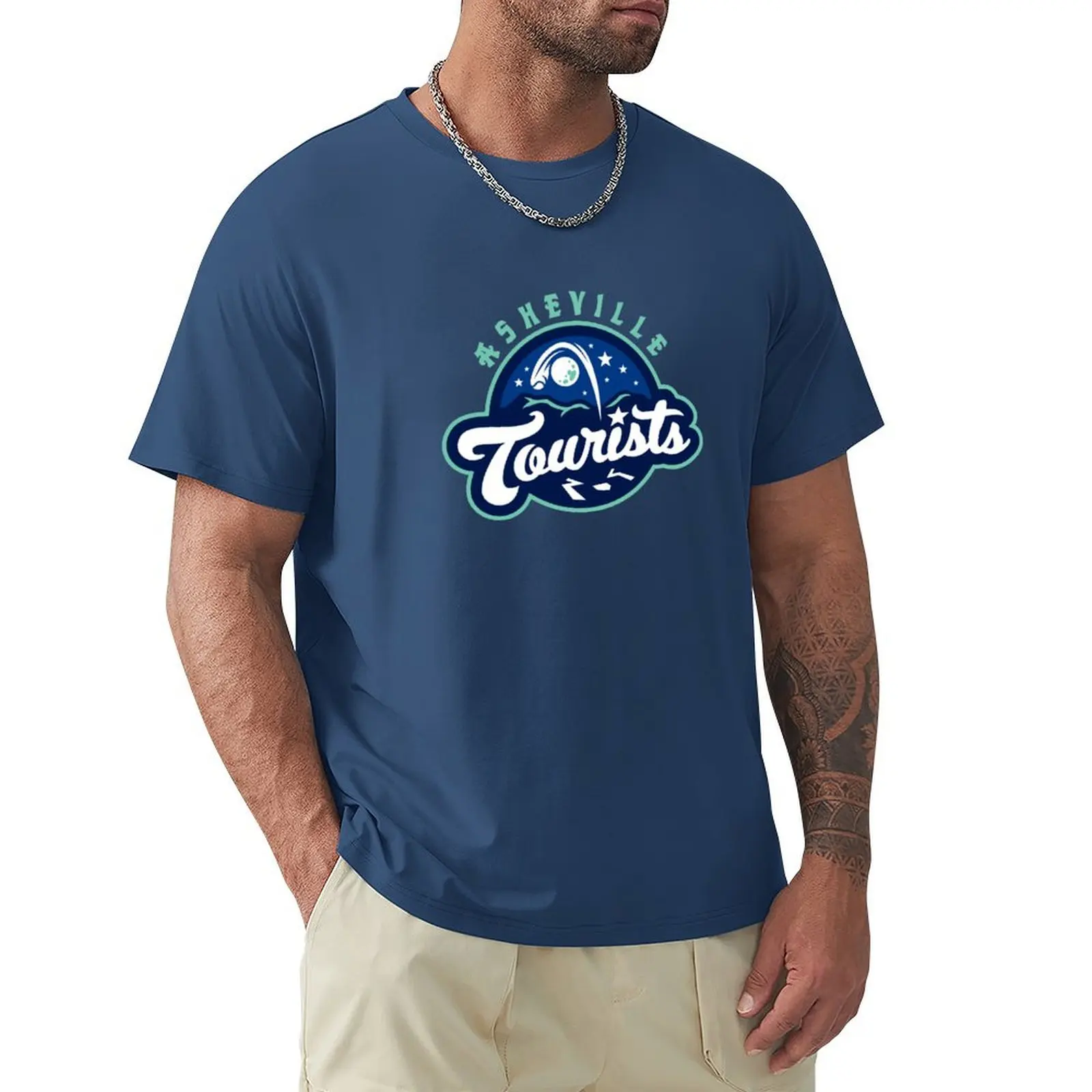 new Asheville Tourists T-Shirt for a boy summer top new edition mens graphic t-shirts anime