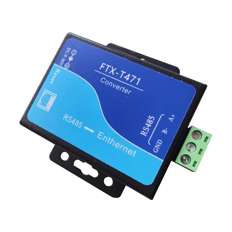 RS485 serial server to Ethernet ModbusRTU gateway network port TCP/IP to serial port transparent transmission T471