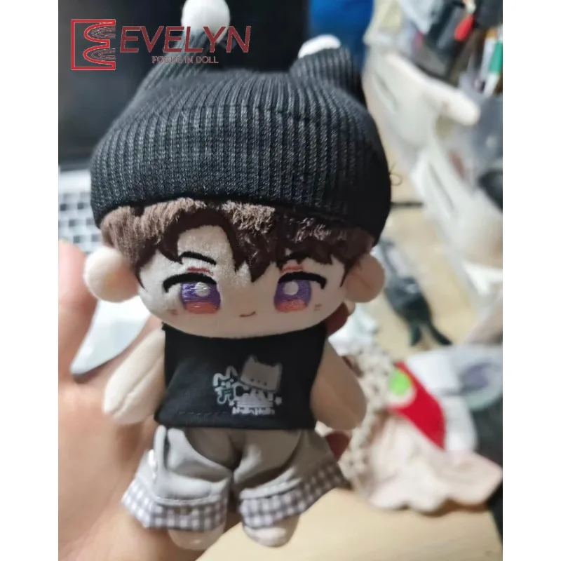 

Evelyn, милая кукольная одежда с рисунком котенка для 10 см, хлопковые топы для кукол, брюки, шляпа, милый наряд с котом, одежда для рождественского подарка