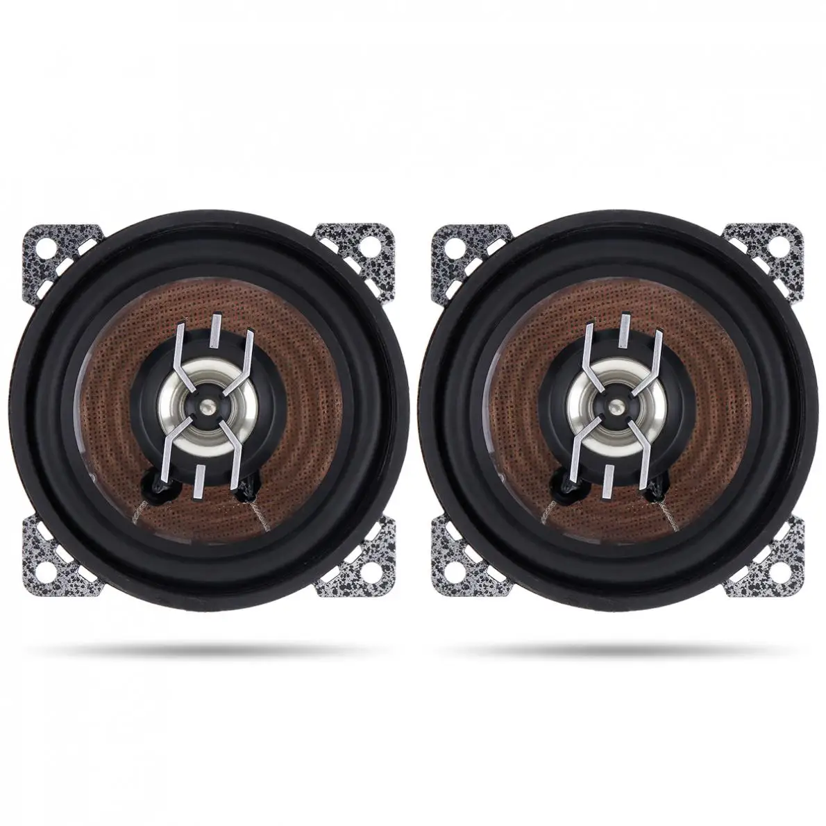 Carro Coaxial Loundspeaker, Auto Audio, Música Stereo, Full Range Frequency, Hifi, Loundspeaker, 4 Polegada, 300W, 2pcs