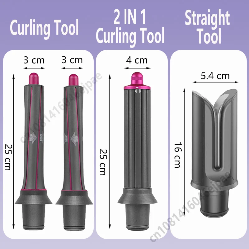 For Dyson Airwrap Supersonic Hair Dryer Curling Attachment Automatic Hair Curler Barrels And Adapters Styler Curling Tool