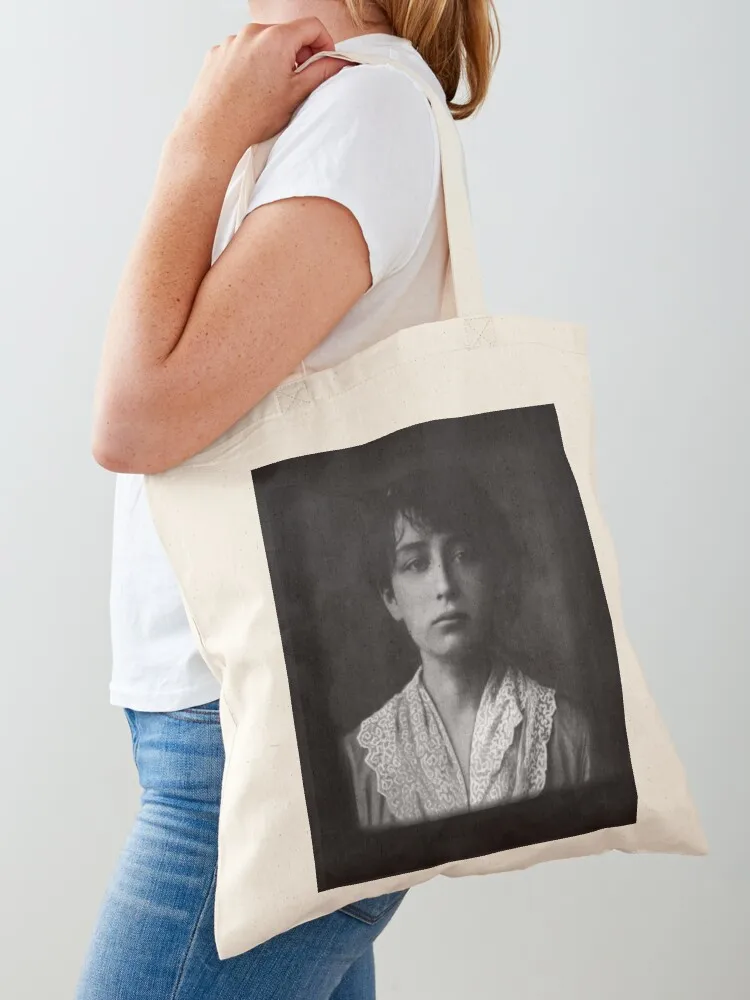 Camille Claudel Tote Bag shopping bag logo Shopper handbag bag for beach Large bags for women Canvas Tote