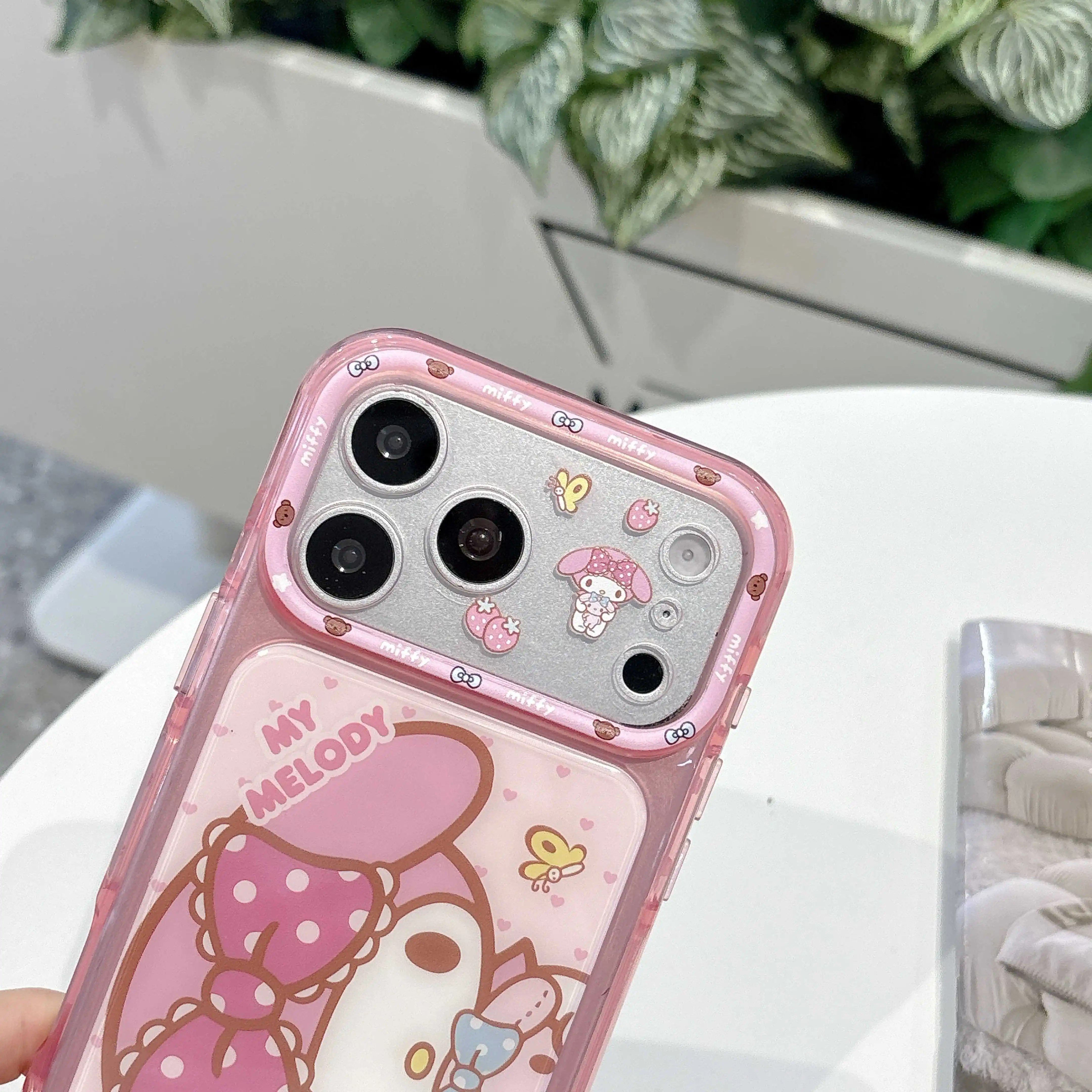 Cute Cartoon Y2K My Melody Mobile Phone Case for IPhone 17 Pro Max 17 Pro 16 Pro Max 17 16 15 Pro Max Phone Case view 3