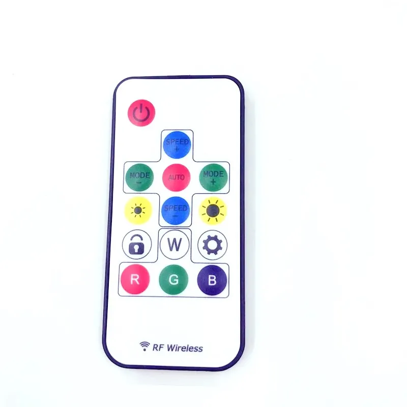 100pcs Mini 14 tasti DC5-24V telecomando RF con blocco per WS2811 WS2812B LED Strip Light