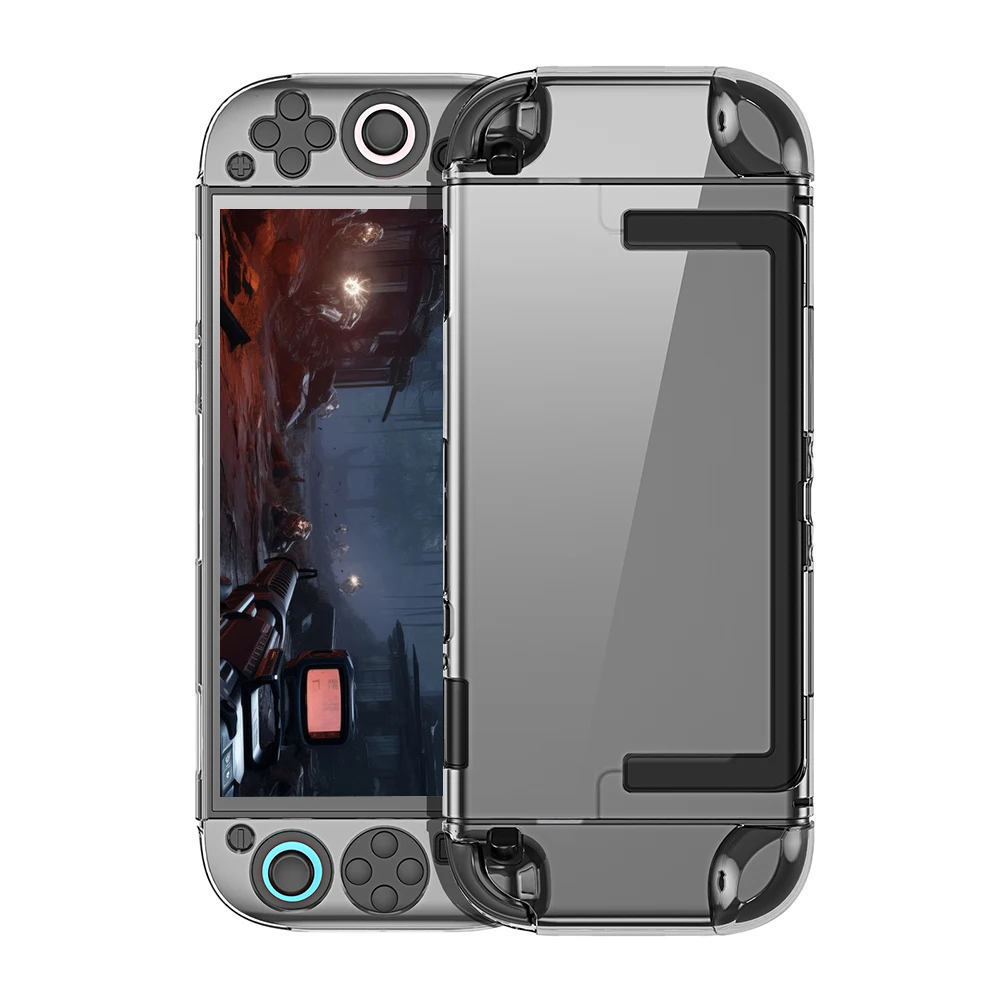 

For NS2 Clear PC Protective Case Anti-Scratch Drop-Proof Case Protector Non-Slip Handheld Console Shell Game Accessories