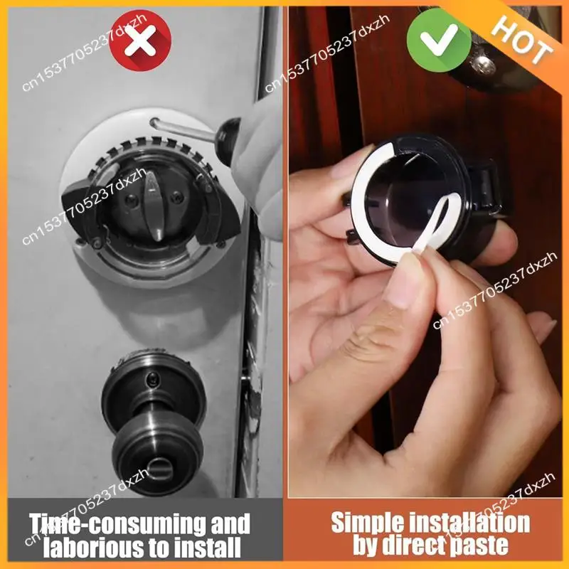 

A43M 4 Pack Deadbolt Child Safety Lock, Child Proof Deadbolt Cover, Door Safety Deadbolt Lock For Kids Durable