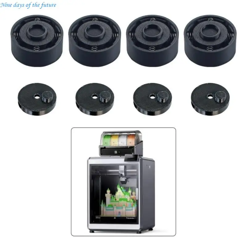 Vibration Dampening Rubber Pads For K2 Printer Stability Improved Anti Slip E65A