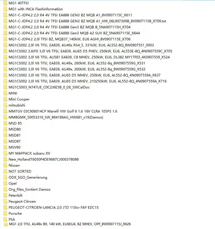 Newest 93GB WINOLS DAMOS Big Archive Damos Mappacks for Winols Software BIG PACK Package Chip Tuning Maps All Data Maps File