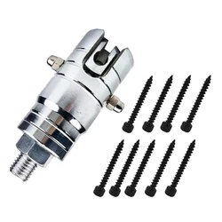 NEW Arrival Silver Lock Cylinder Removal Puller with 10 pcs Screws For Security Door Lock Cylinder Removal Puller Locksmith Tool