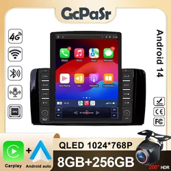 9.7 inch  Screen Android 14 Car Radio GPS for Mercedes Benz R Class W251 R280 R300 R320 R350 R63 2006-2011 2013