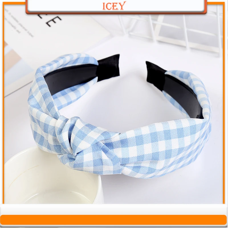 1pc Cloth Bow Wide-Brimmed Headband Pressure Hairpin Hair Band For Women Girls & Teens Headwear Tools Lady Knotted Hairbands