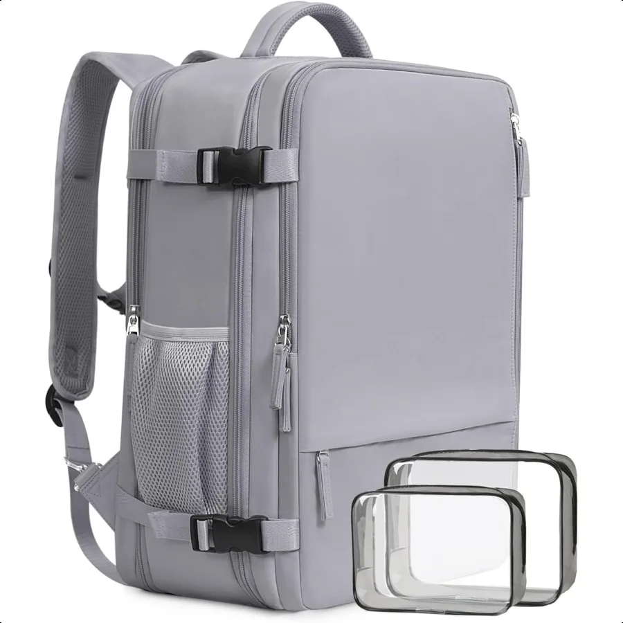 

Large Travel Backpack Ailrline Appd Personal Item Bag 17.3 Inch Laptop Backpack 40L Carry On Travel Bag Hiking Backpack Casual