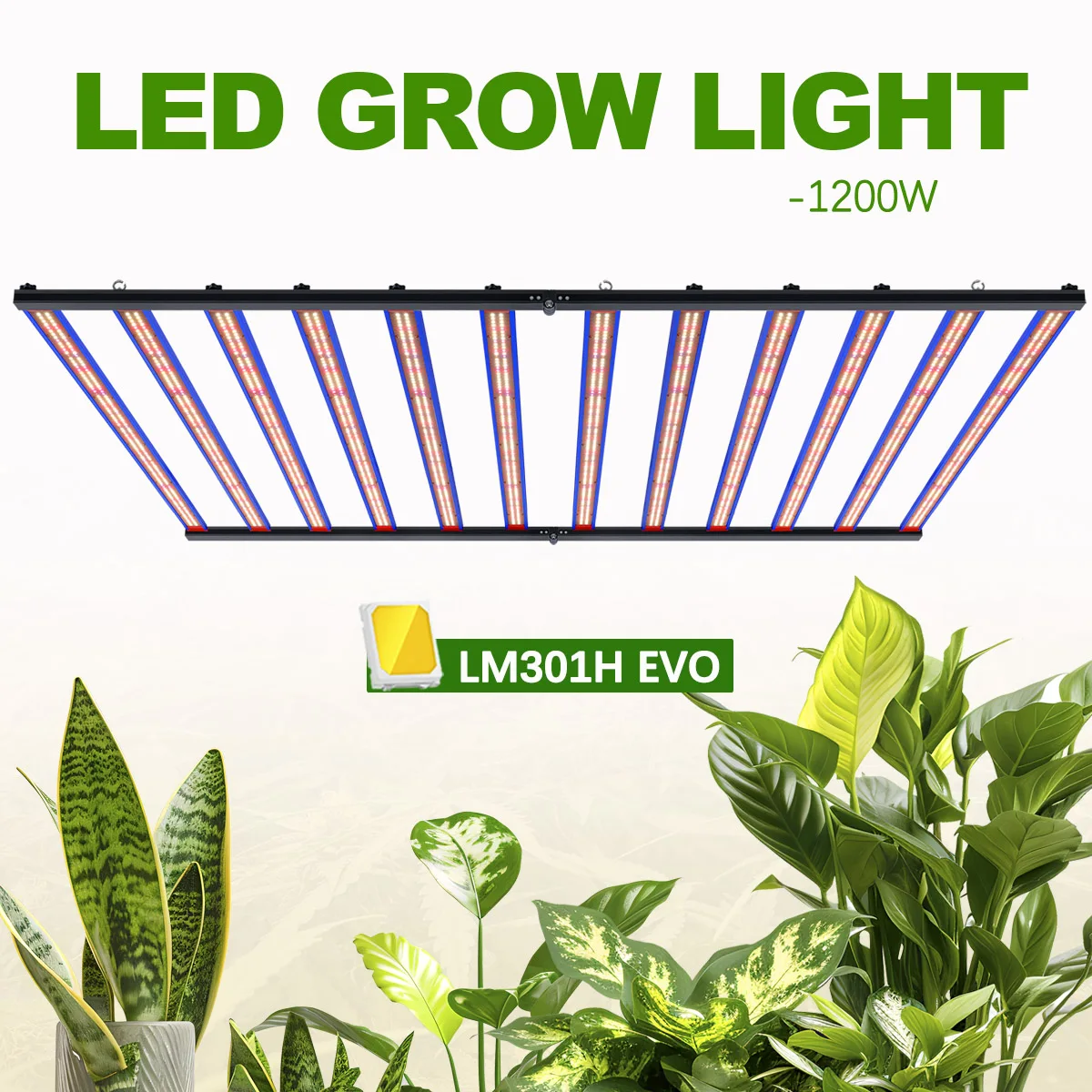YUXINOU LM301H EVO 1200W Vollspektrum-LED-Lampe für den Pflanzenanbau