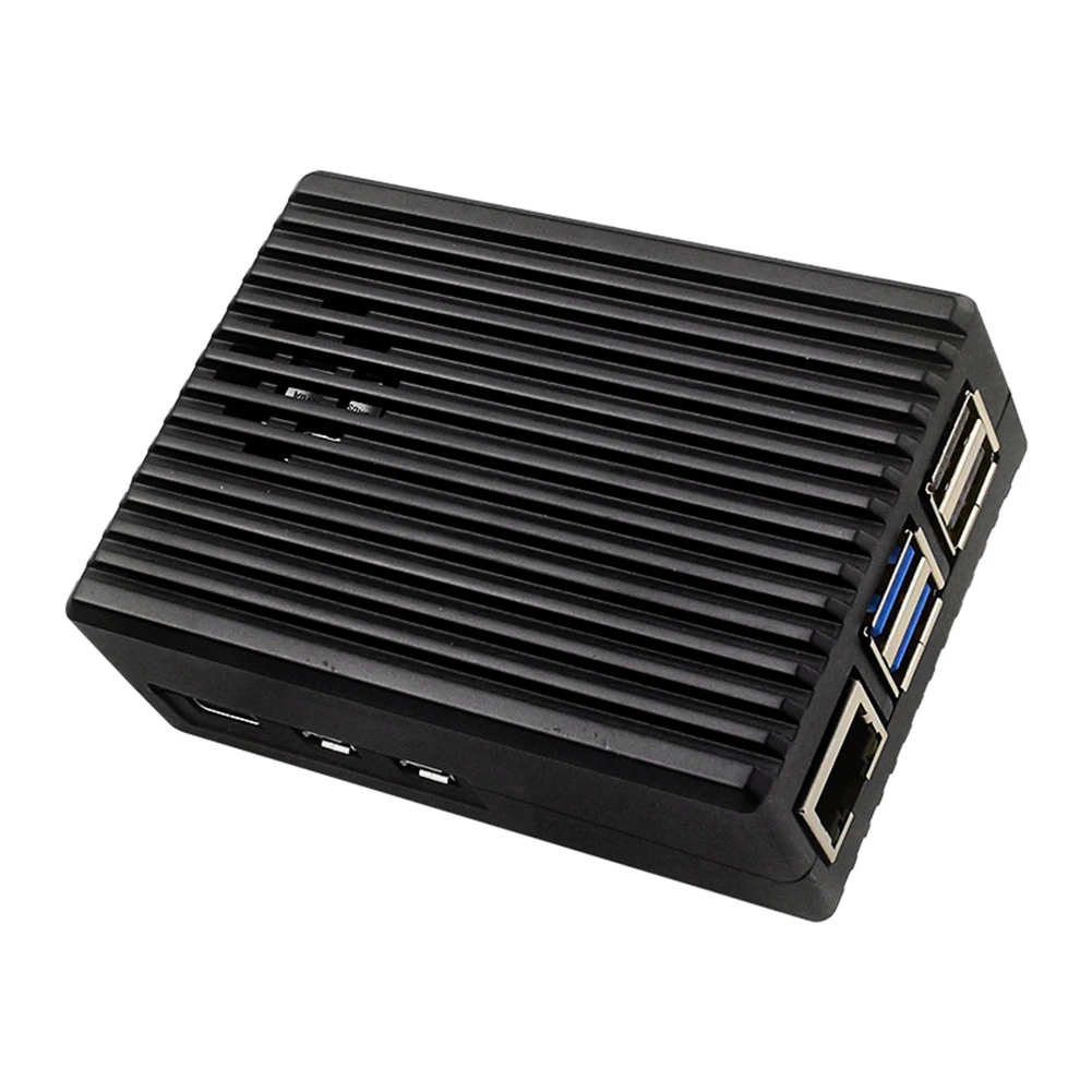 

Metal Case with Pi 5 Active Cooler Aluminum Alloy Case Case Heatsink Cooler Metal Shell Cooling Enclosure Fit for Raspberry Pi 5