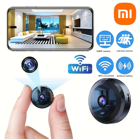 Xiaomi 미니 WiFi 카메라 1080P HD 무선 보안 카메라 보안 보호 음성 비디오 감시 야간 버전 캠코더