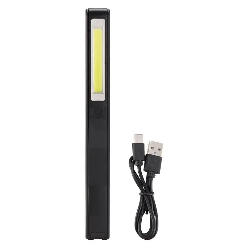 Hot Trend-Rechargeable LED COB Portable Camping Work Inspection Light Lamp Hand Torch Magnetic For Household Workshop Automobile